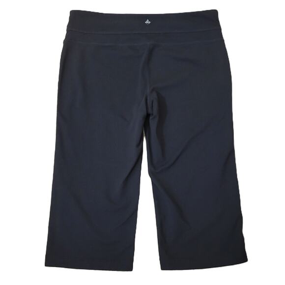 prAna Womens Black Capri Leggings Size Medium Yoga Pilates Gym Cardio Activewear - Picture 2 of 7